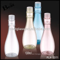 150ml colored transparent bowling cheap empty bottles with pp cap, cosmetics bottles OEM service, free sample